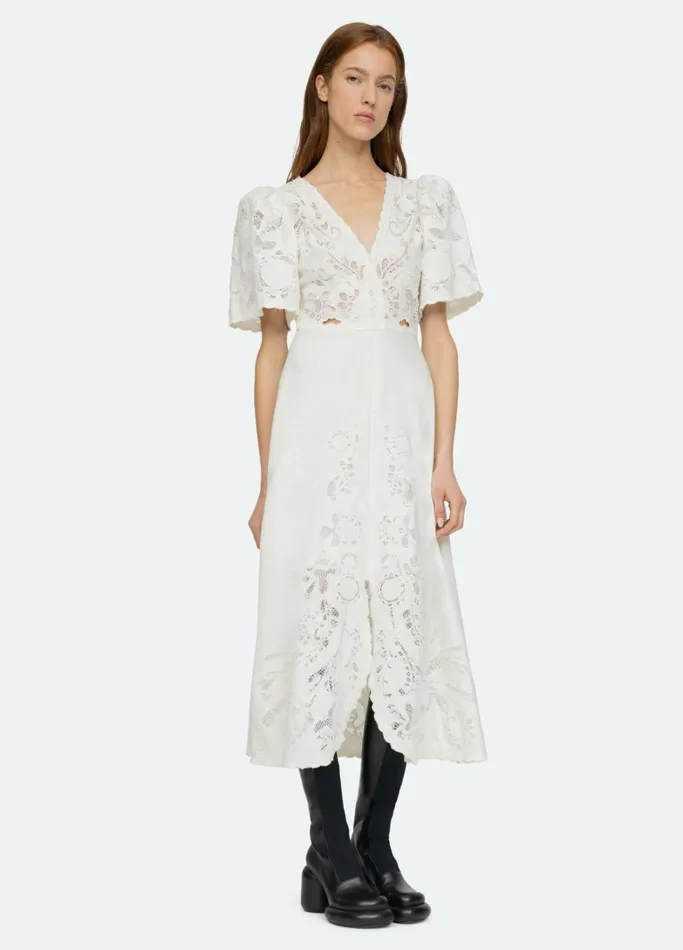 Dresses Women Sea New York Baylin SS Dress Cream