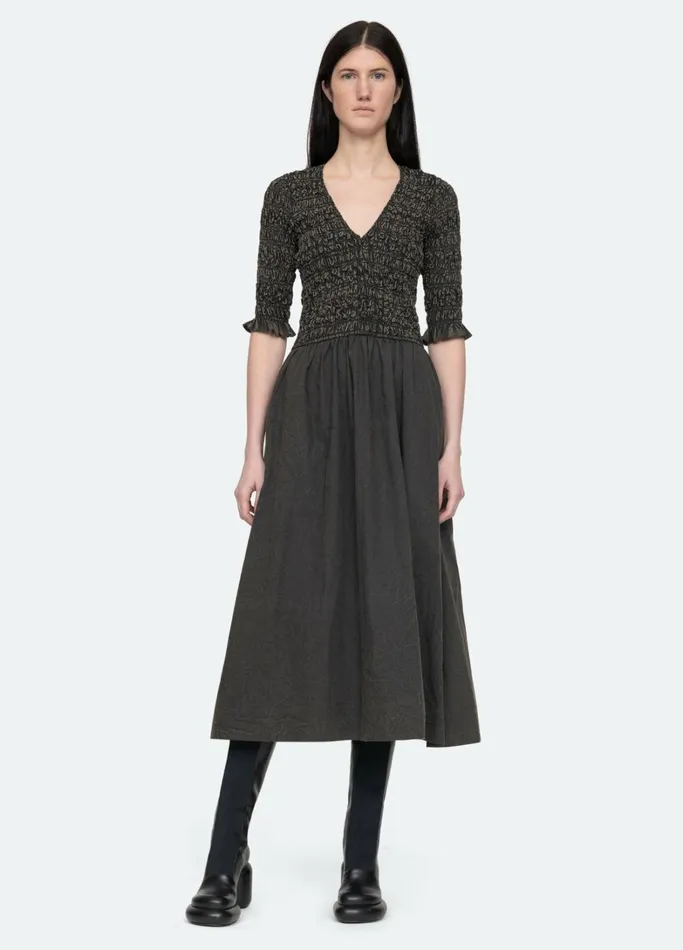 Dresses Women Sea New York Juni VNeck Dress Black
