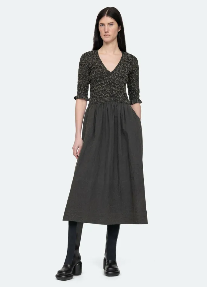 Dresses Women Sea New York Juni VNeck Dress Black