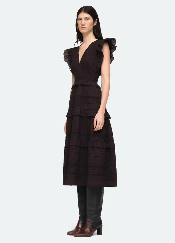 Dresses Women Sea New York Loren VNeck Dress Blue