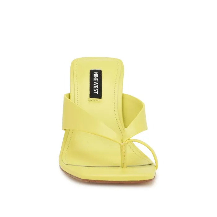 Durlife Heeled Thong Sandals Lime Women Nine West Heeled Durlife Heeled Thong Sandals Lime Women Nine West Heeled