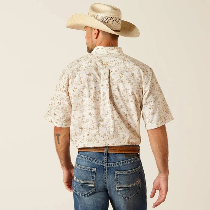 Edison Classic Fit Shirt Tan Men Ariat Button Down Shirts Edison Classic Fit Shirt Tan Men Ariat Button Down Shirts