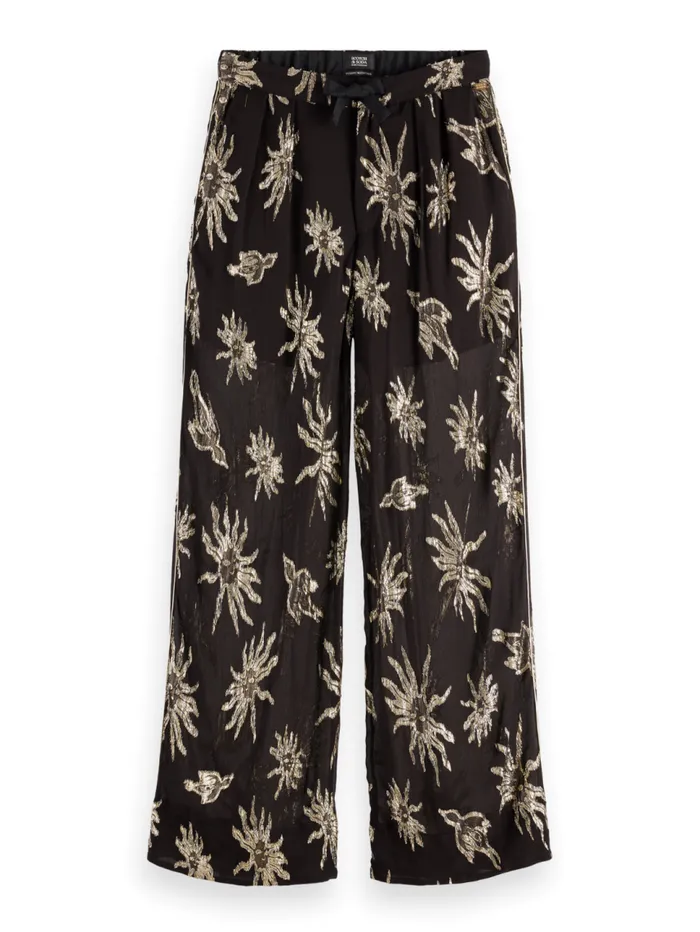 ELENI MYSTIC SKY LUREX PYJAMA PANT Mystic Sky Lurex Women Scotch and Soda Pants
