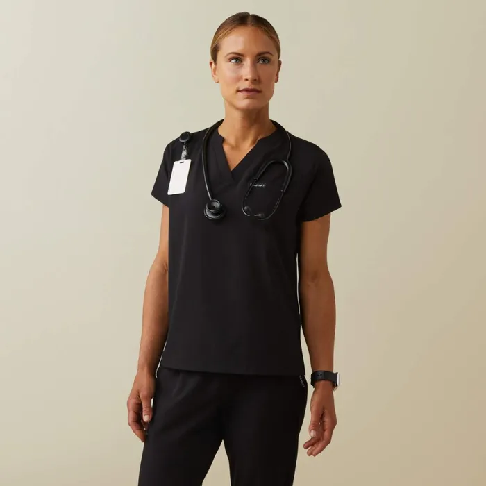 Eliza Fashion Scrub Top Black Women Ariat Scrubs