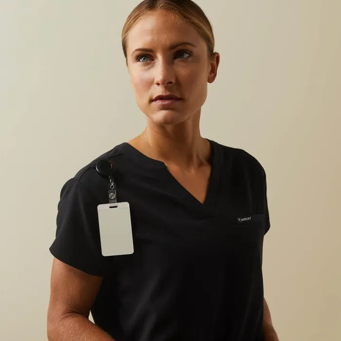 Eliza Fashion Scrub Top Black Women Ariat Scrubs