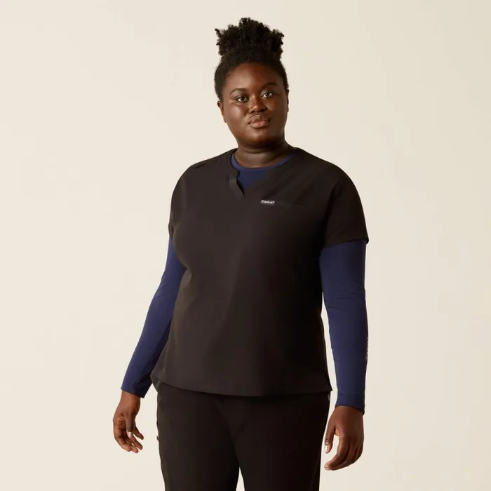 Eliza Fashion Scrub Top Black Women Ariat Scrubs