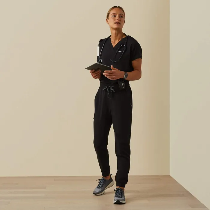 Eliza Fashion Scrub Top Black Women Ariat Scrubs