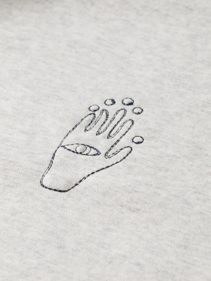 Embroidered Raglan Relaxed Fit Sweatshirt Light Grey Melange Women Scotch and Soda Sweatshirts and Hoodies Embroidered Raglan Relaxed Fit Sweatshirt Light Grey Melange Women Scotch and Soda Sweatshirts and Hoodies
