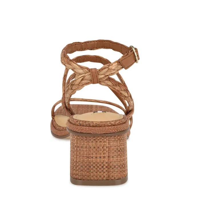 Emolly Raffia Block Heel Sandals Brown Raffia Women Nine West Sandals Emolly Raffia Block Heel Sandals Brown Raffia Women Nine West Sandals
