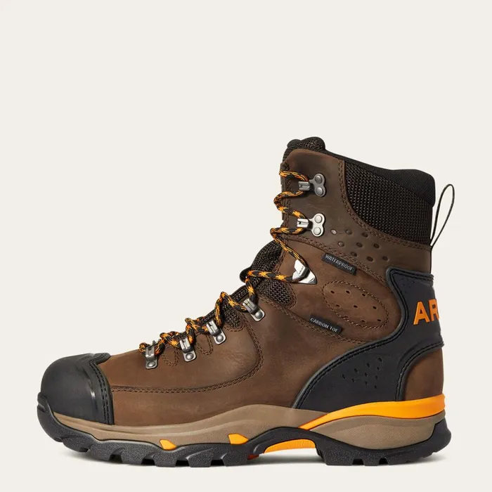 Endeavor 8034 Waterproof Carbon Toe Work Boot Chocolate Brown Men Ariat Work Boots Endeavor 8034 Waterproof Carbon Toe Work Boot Chocolate Brown Men Ariat Work Boots