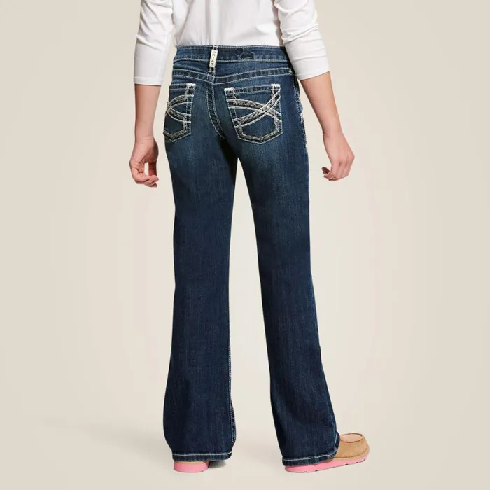 Entwined Boot Cut Jean Dresden Kids Ariat Jeans Entwined Boot Cut Jean Dresden Kids Ariat Jeans