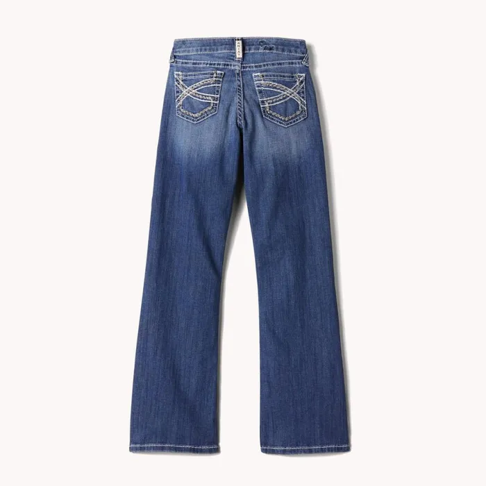 Entwined Boot Cut Jean Dresden Kids Ariat Jeans Entwined Boot Cut Jean Dresden Kids Ariat Jeans