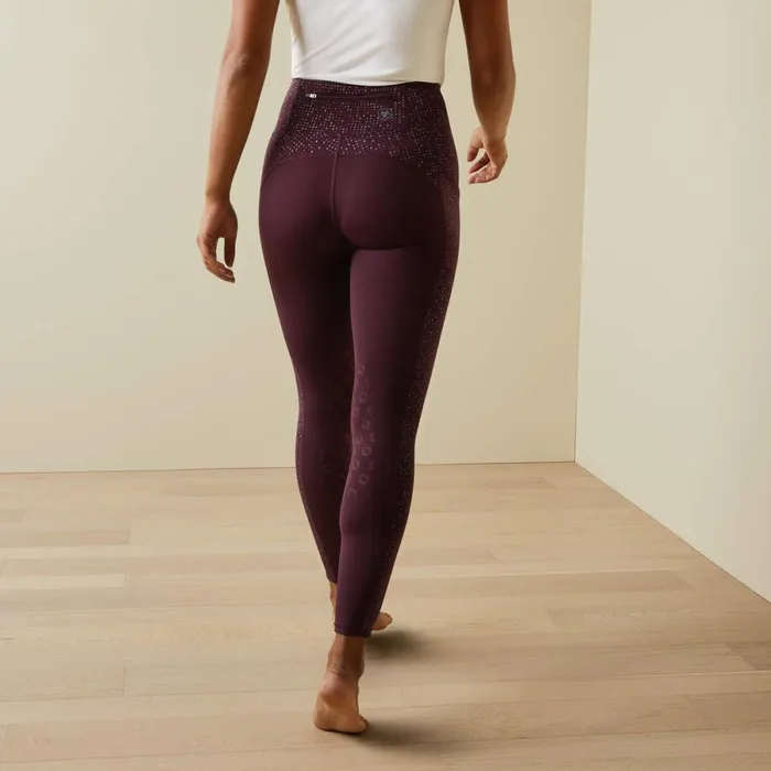 Eos Lumina Knee Patch Tight Mulberry Women Ariat Pants and Shorts Eos Lumina Knee Patch Tight Mulberry Women Ariat Pants and Shorts