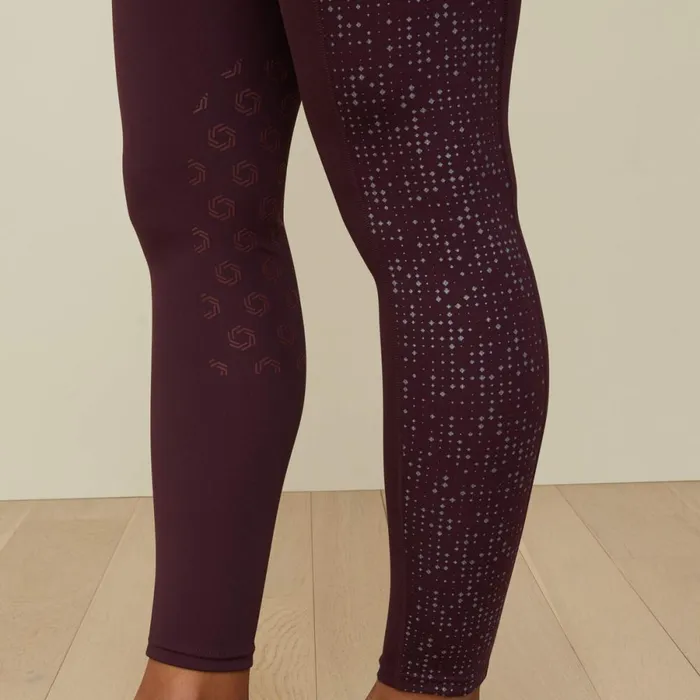 Eos Lumina Knee Patch Tight Mulberry Women Ariat Pants and Shorts Eos Lumina Knee Patch Tight Mulberry Women Ariat Pants and Shorts