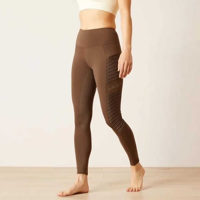 Eos Moto Full Seat Tight Banyan Bark Women Ariat Pants and Shorts