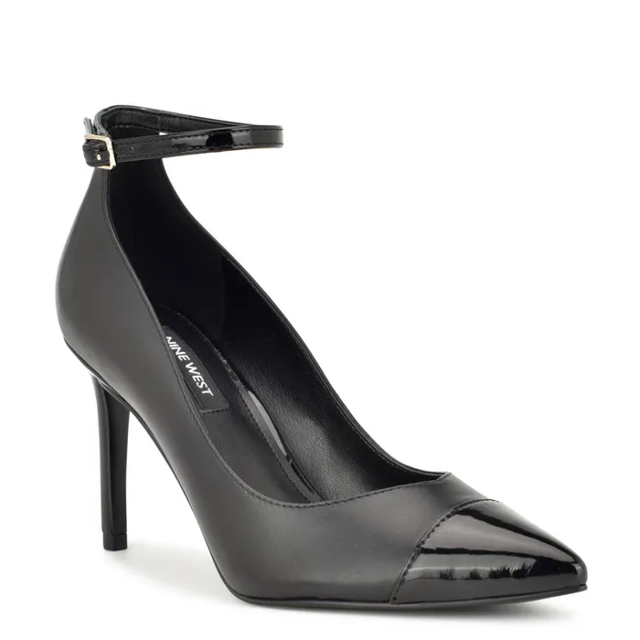 Erenn Ankle Strap Pumps Black Women Nine West Pumps Erenn Ankle Strap Pumps Black Women Nine West Pumps
