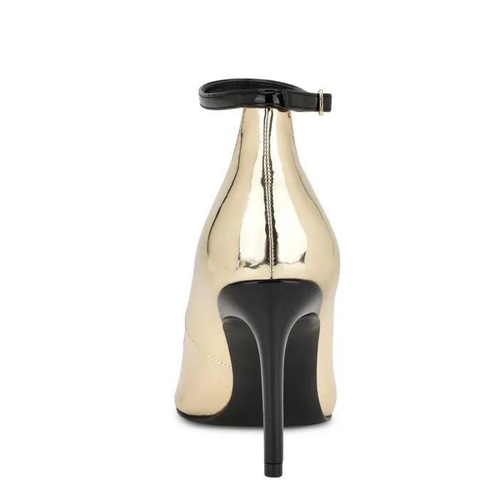 Erenn Ankle Strap Pumps Gold Women Nine West Pumps Erenn Ankle Strap Pumps Gold Women Nine West Pumps