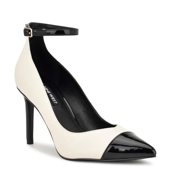 Erenn Ankle Strap Pumps Ivory Women Nine West Pumps Erenn Ankle Strap Pumps Ivory Women Nine West Pumps