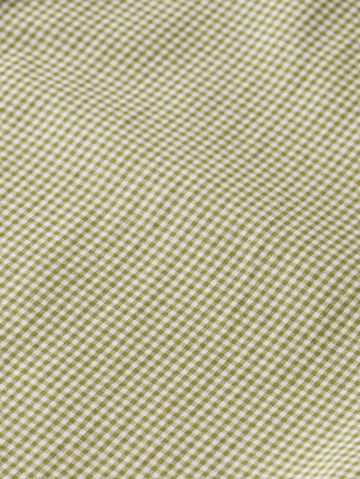 Essential Poplin Checked Shirt Green Check Men Scotch and Soda Shirts