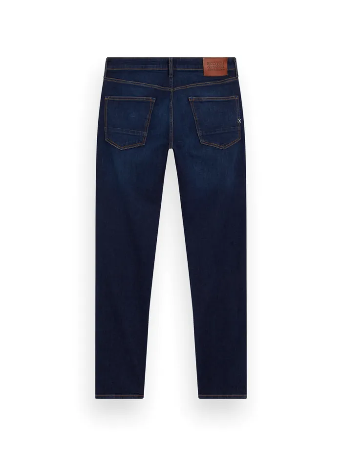Essential Ralston Regular Slim Jeans 8211 Beaten Blue Beaten Blue Men Scotch and Soda Essentials Essential Ralston Regular Slim Jeans 8211 Beaten Blue Beaten Blue Men Scotch and Soda Essentials