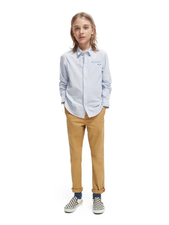 Essential Regular Slim Fit Classic Chino Sand Kids Scotch and Soda Pants