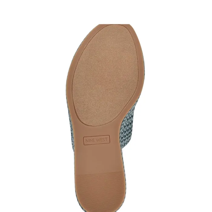 Everie Espadrille Wedge Sandals Blue Women Nine West Wedges Everie Espadrille Wedge Sandals Blue Women Nine West Wedges