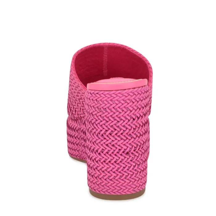 Everie Espadrille Wedge Sandals Pink Women Nine West Wedges Everie Espadrille Wedge Sandals Pink Women Nine West Wedges