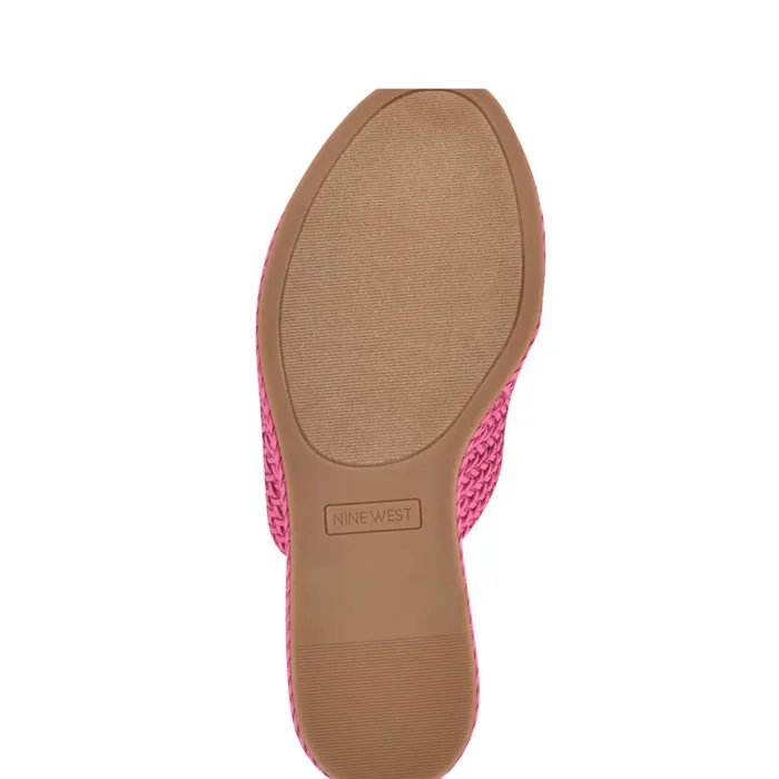 Everie Espadrille Wedge Sandals Pink Women Nine West Wedges Everie Espadrille Wedge Sandals Pink Women Nine West Wedges