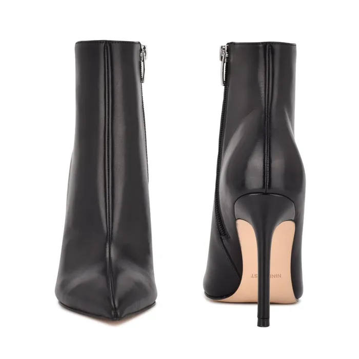 Farrah Dress Booties Black Leather Women Nine West Boots and Booties Farrah Dress Booties Black Leather Women Nine West Boots and Booties