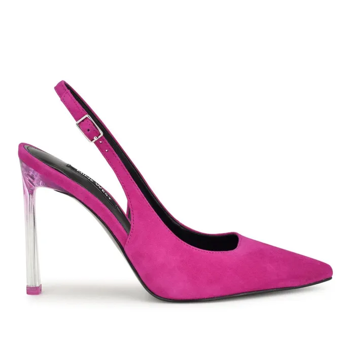 Felina Pointy Toe Slingback Pumps Pink Women Nine West Slingbacks
