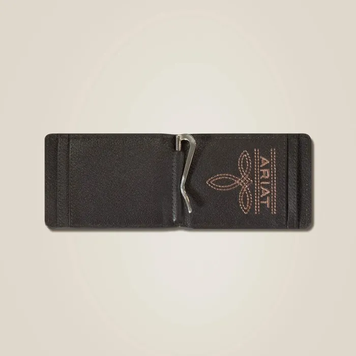 Flag Shield Clip Wallet Brown Men Ariat Bags and Wallets Flag Shield Clip Wallet Brown Men Ariat Bags and Wallets