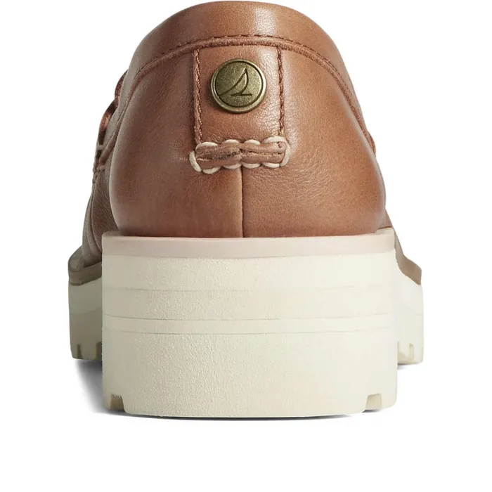 Flats and Loafers Women Sperry Lug Penny Loafer Tan Flats and Loafers Women Sperry Lug Penny Loafer Tan