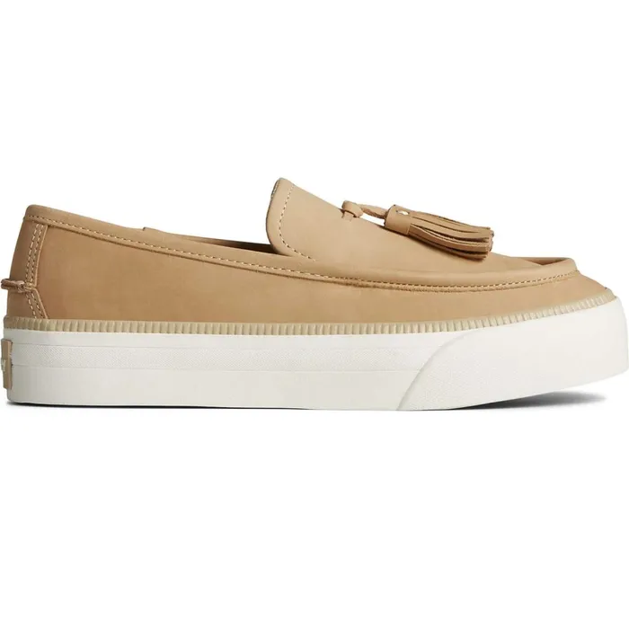 Flats and Loafers Women Sperry Sea Sailor Platform Sneaker Tan