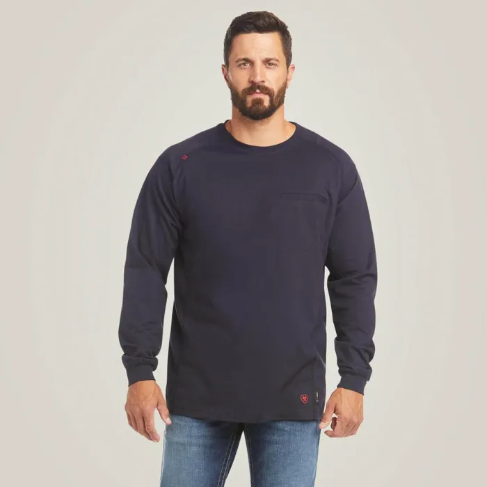 FR Air Life On The Line Graphic Top Navy Men Ariat TShirts and Polos FR Air Life On The Line Graphic Top Navy Men Ariat TShirts and Polos