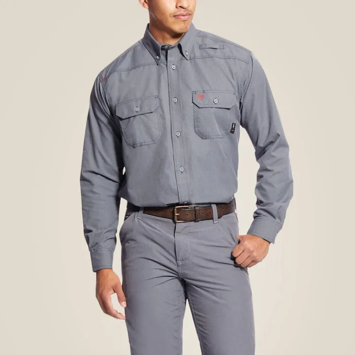 FR Featherlight Work Shirt Gunmetal Men Ariat Workwear