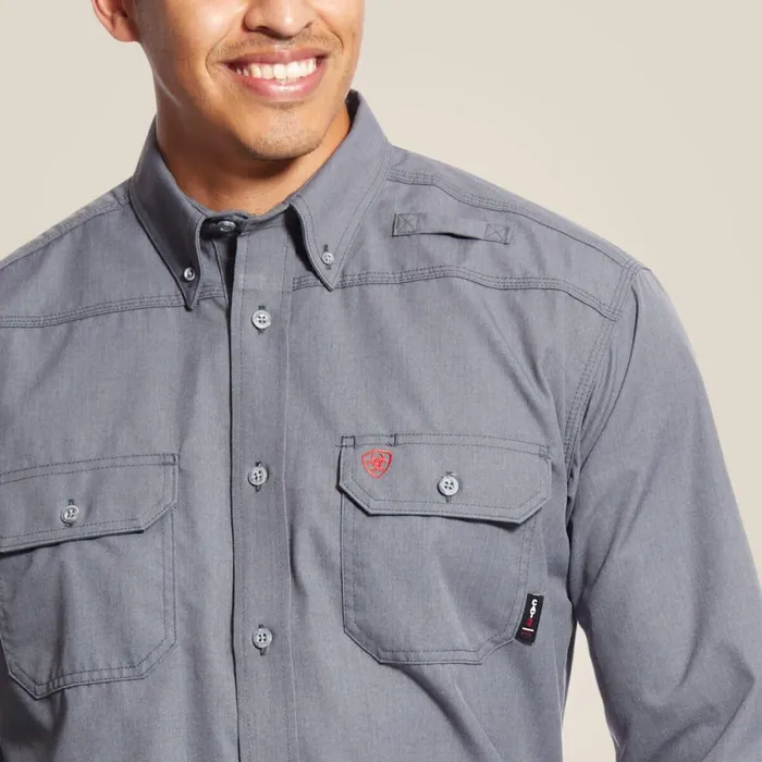 FR Featherlight Work Shirt Gunmetal Men Ariat Workwear FR Featherlight Work Shirt Gunmetal Men Ariat Workwear