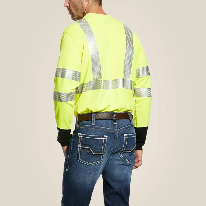 FR HiVis TShirt Hivis Yellow Men Ariat Workwear FR HiVis TShirt Hivis Yellow Men Ariat Workwear