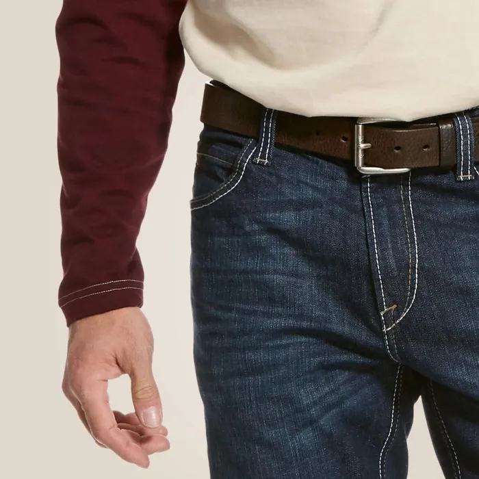 FR M4 Relaxed DuraStretch Lineup Stackable Straight Leg Jean Platinum Men Ariat Denim FR M4 Relaxed DuraStretch Lineup Stackable Straight Leg Jean Platinum Men Ariat Denim