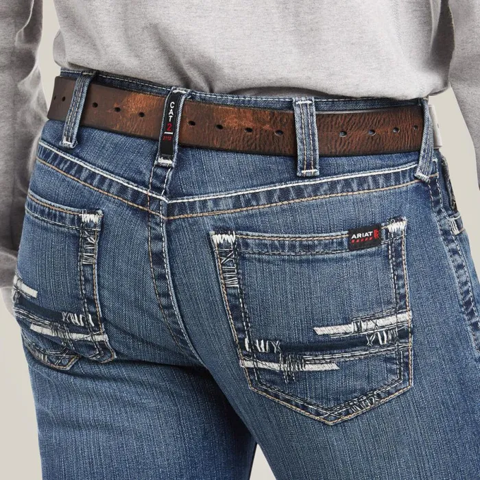 FR M7 Slim DuraStretch Adkins Stackable Straight Leg Jean Slate Men Ariat Workwear FR M7 Slim DuraStretch Adkins Stackable Straight Leg Jean Slate Men Ariat Workwear