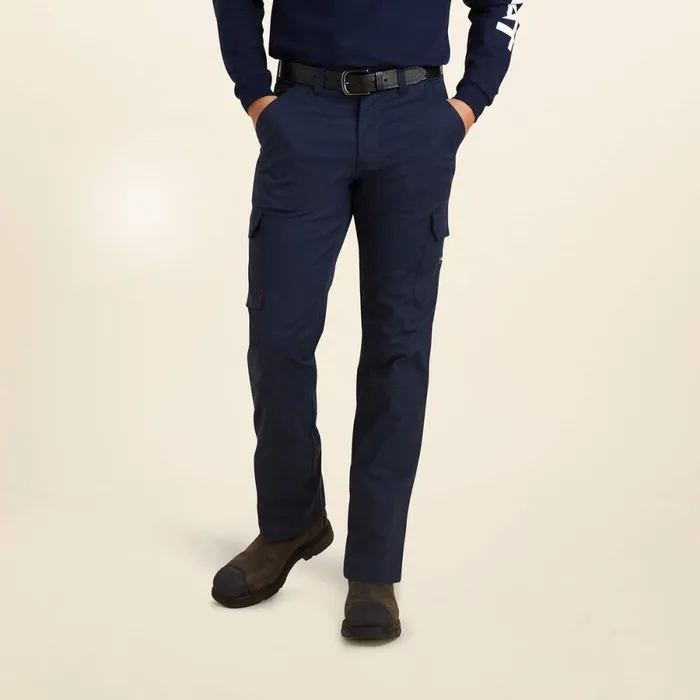 FR M7 Slim DuraStretch Duralight Twill Straight Pant Fr Navy Men Ariat Workwear