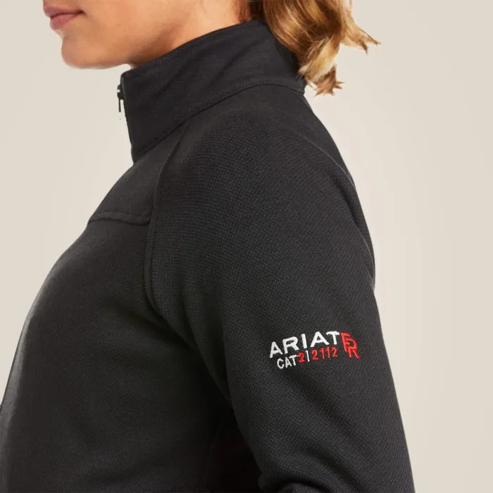 FR Polartec Platform Jacket Black Women Ariat Workwear