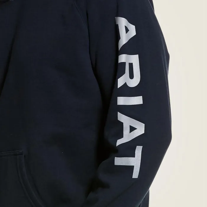 FR Primo Fleece Logo Hoodie Navy Men Ariat Sweatshirts and Hoodies FR Primo Fleece Logo Hoodie Navy Men Ariat Sweatshirts and Hoodies