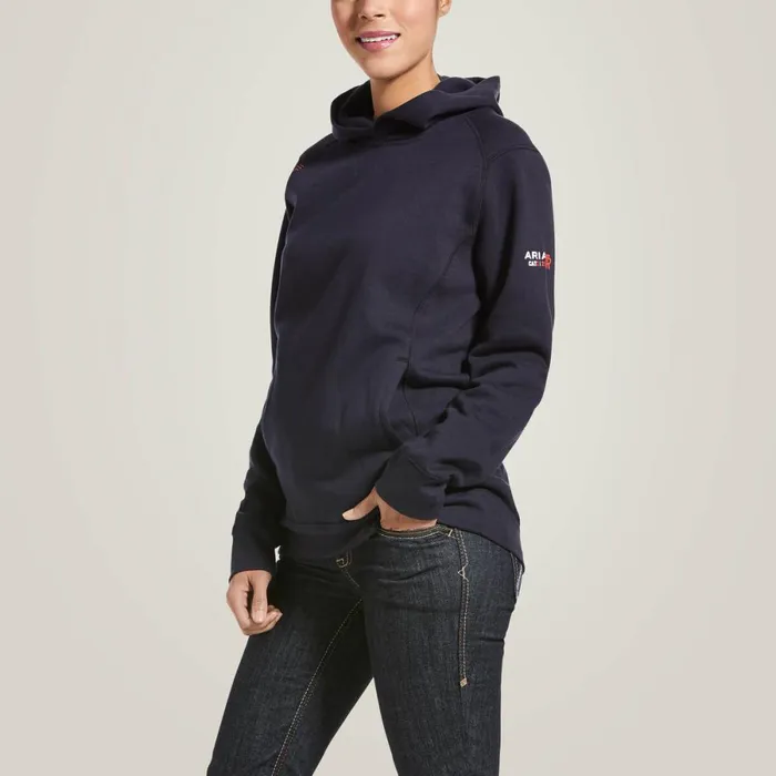 FR Rev Pullover Hoodie Navy Women Ariat Workwear
