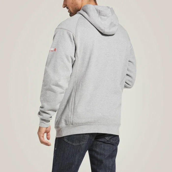 FR Rev Pullover Hoodie Silver Fox Heather Men Ariat Sweatshirts and Hoodies FR Rev Pullover Hoodie Silver Fox Heather Men Ariat Sweatshirts and Hoodies