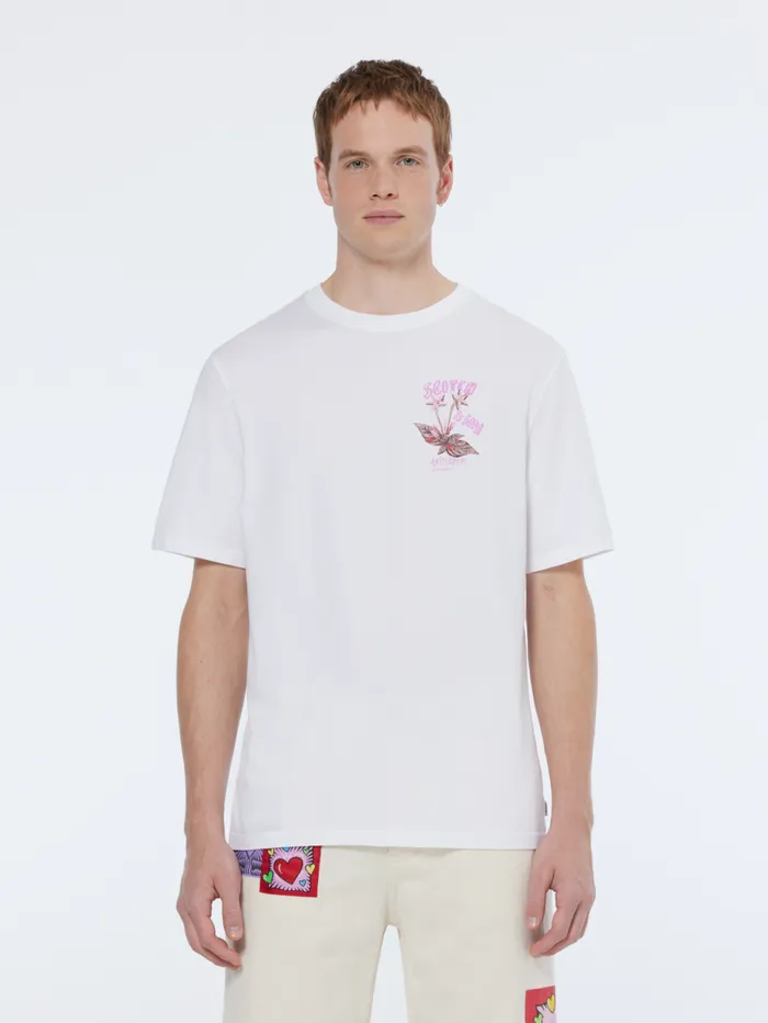 Front And Back Artwork Tshirt White Men Scotch and Soda TShirts and Polo Shirts Front And Back Artwork Tshirt White Men Scotch and Soda TShirts and Polo Shirts