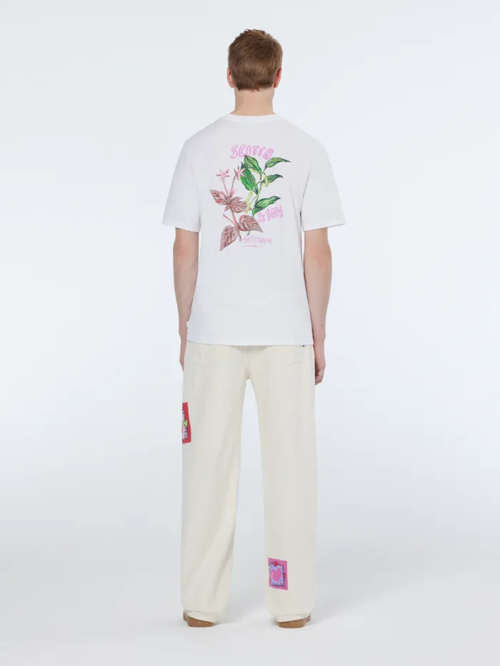 Front And Back Artwork Tshirt White Men Scotch and Soda TShirts and Polo Shirts Front And Back Artwork Tshirt White Men Scotch and Soda TShirts and Polo Shirts