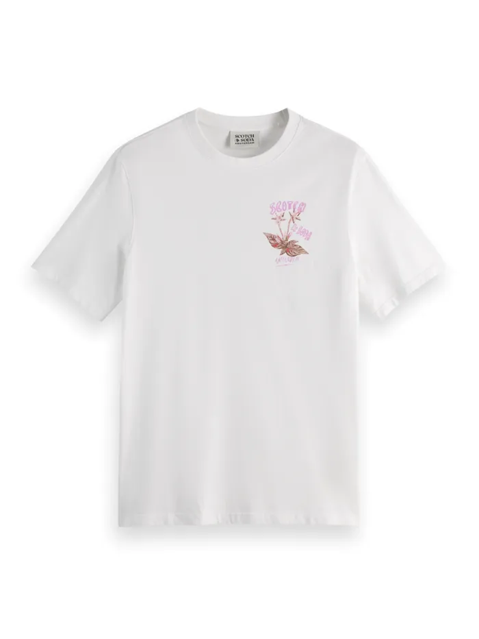 Front And Back Artwork Tshirt White Men Scotch and Soda TShirts and Polo Shirts Front And Back Artwork Tshirt White Men Scotch and Soda TShirts and Polo Shirts
