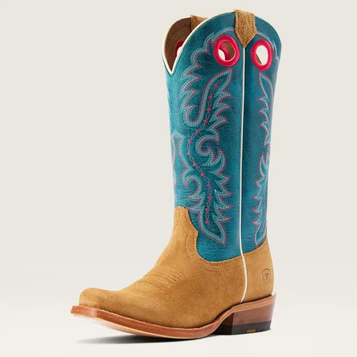 Frontier Boon Western Boot Buckskin Roughout Women Ariat Western Boots