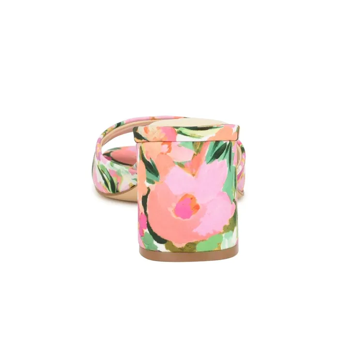 Gagen Slide Sandals Pink Floral Women Nine West Sandals Gagen Slide Sandals Pink Floral Women Nine West Sandals