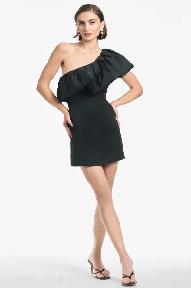 Garcelle Dress 8211 Black Women Sachin and Babi One Shoulder
